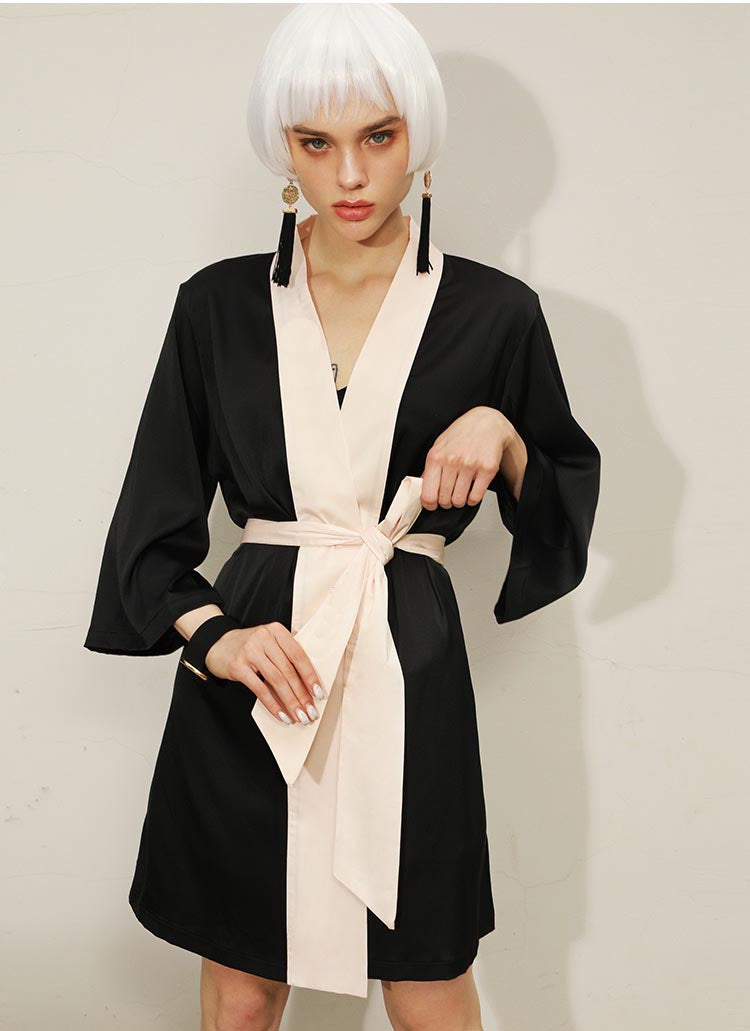 Satin Robe for Spring and Summer with Dress, Best Gift