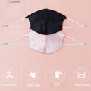 2pcs Breathable Mulberry Silk Face Cover, for Both Adults and Kids
