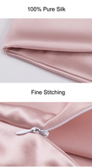 19 momme Natural Mulberry Silk Cushion Cover Neck Pillow Cover Multi-color Multi-size