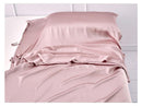 Mulberry Silk Bed Sheet & Pillow Cover, Silk Sleeping Bag (Pink/ Blue)