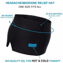 Hot & Cold Therapy Migraine Relief Cap / Migraine Head Wrap Mask, Headache Relief Cap for Tension & Stress