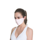 Dual-Layer Silk Breathable Face Cover with Adjustable Belt