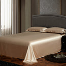 Natural Premium Mulberry Silk Flat Bed Sheet for Skin and Hair Care Multicolor