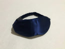 2-in-1 Mulberry Silk Sleeping Combo, Pillowcase and Eye Pillow (Blue)
