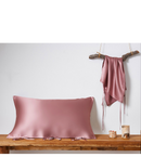 25 momme/ 30 momme Mulberry Silk Sleeping Pillow Cover with Belt Tie Anti-aging Smooth Hair