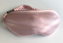 2-in-1 Mulberry Silk Sleeping Combo, Pillowcase and Eye Cover (Pink)