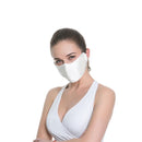 Dual-Layer Silk Breathable Face Cover with Adjustable Belt