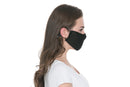 Dual-Layer Silk Breathable Face Cover with Adjustable Belt