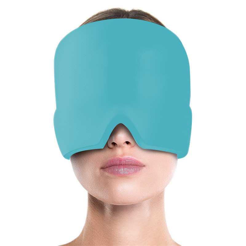 Hot & Cold Therapy Migraine Relief Cap / Migraine Head Wrap Mask, Headache Relief Cap for Tension & Stress