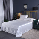 High Quality Satin Silk Flat Bed Sheet for Skin and Hair Care Multicolor
