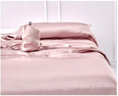 Mulberry Silk Bed Sheet & Pillow Cover, Silk Sleeping Bag (Pink/ Blue)
