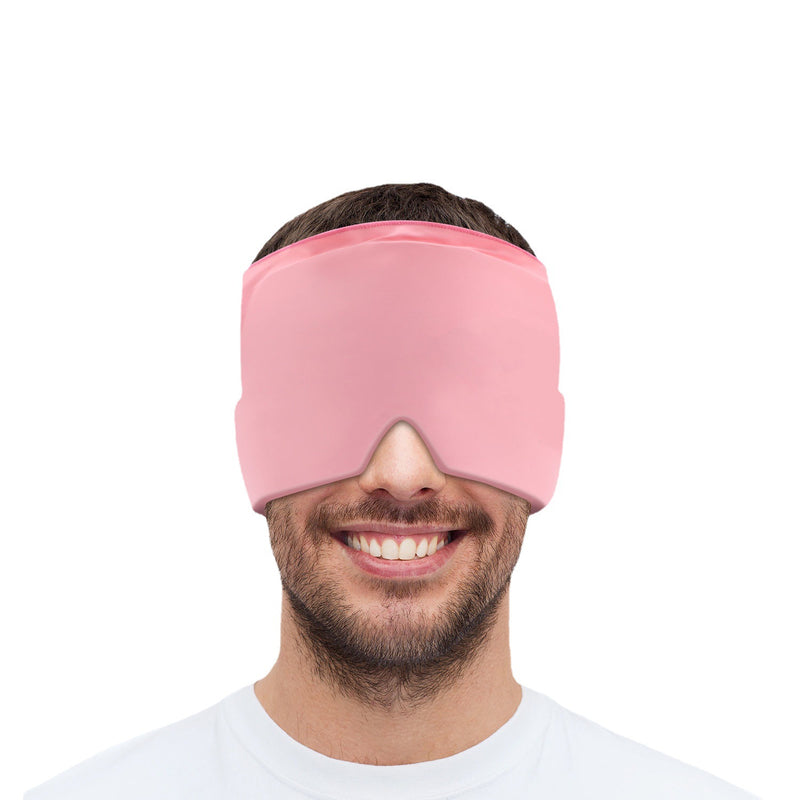 Hot & Cold Therapy Migraine Relief Cap / Migraine Head Wrap Mask, Headache Relief Cap for Tension & Stress
