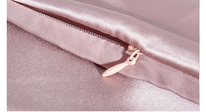 Mulberry Silk Bed Sheet & Pillow Cover, Silk Sleeping Bag (Pink/ Blue)