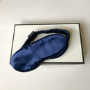 2-in-1 Mulberry Silk Sleeping Combo, Pillowcase and Eye Pillow (Blue)