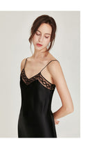 100% Natural Mulberry Silk Slip Dress Split Skirt Multi-Color, Robe for Option