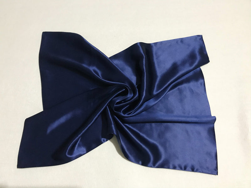 2-in-1 Mulberry Silk Sleeping Combo, Pillowcase and Eye Pillow (Blue)