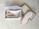 2-in-1 Natural Silk Sleeping Pillowcase with Eyemask (Champagne)