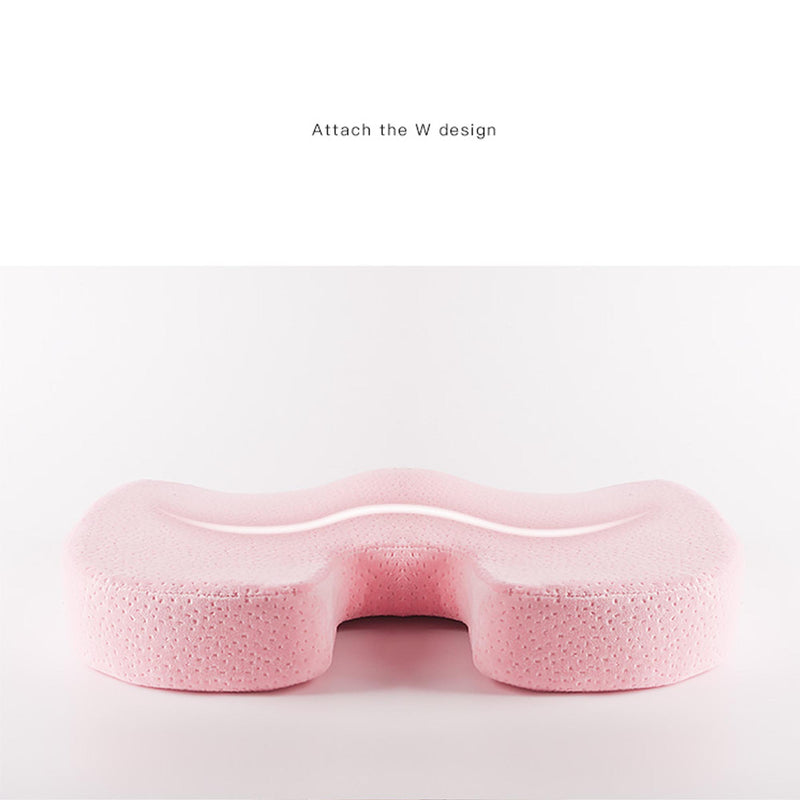 Everlasting Comfort Memory Foam Seat Cushion (Pink/ Blue)