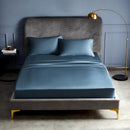 Premium Cotton Sateen Plain Fitted Sheet for Skin and Hair Care Multicolor