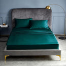 Premium Cotton Sateen Plain Fitted Sheet for Skin and Hair Care Multicolor