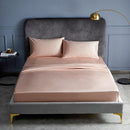 Premium Cotton Sateen Plain Fitted Sheet for Skin and Hair Care Multicolor