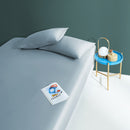 100% Cotton Plain Fitted Sheet for Skin and Hair Care Multicolor