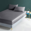 100% Cotton Plain Fitted Sheet for Skin and Hair Care Multicolor