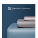 100% Cotton Plain Fitted Sheet for Skin and Hair Care Multicolor