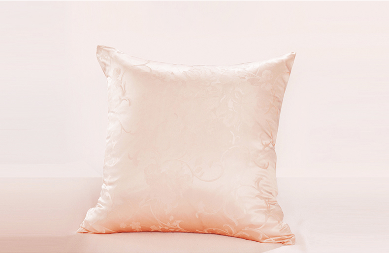 Natural Mulberry Silk Cushion Cover - Flower Print (Multi-size)