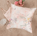 Natural Mulberry Silk Cushion Cover - Flower Print (Multi-size)