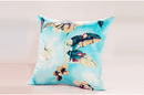 Natural Mulberry Silk Cushion Cover - Flower Print (Multi-size)