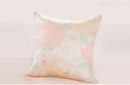 Natural Mulberry Silk Cushion Cover - Flower Print (Multi-size)