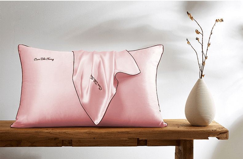 Customizable Natural Silk Sleeping Pillowcase (Multi-color)