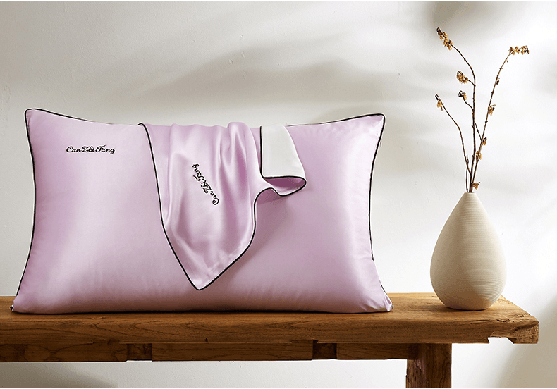 Customizable Natural Silk Sleeping Pillowcase (Multi-color)