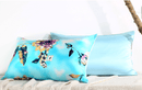 2-Side Design Natural Silk Sleeping Pillowcase Zipper Closure