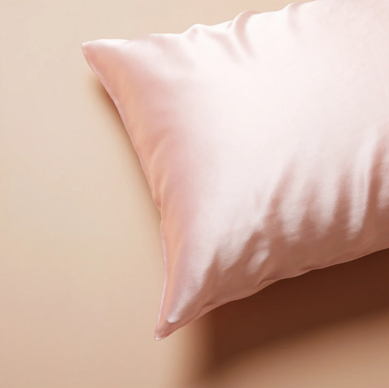Premium 22 momme Natural Silk Sleeping Pillowcase with Envelope Closure (Pink)
